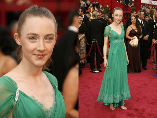 Looks like best supporting actress nominee Saoirse Ronan is channeling 