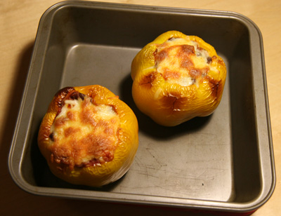 Healthy recipes and stuffed peppers