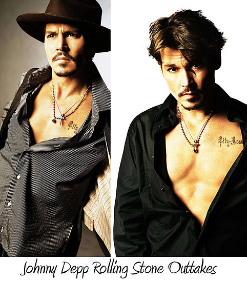 Outtakes from Johnny Depp's Rolling Stone photo shoot