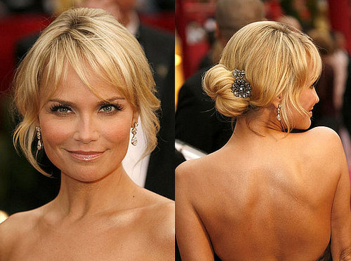 Perky Kristin Chenoweth and her enviable shade of blonde hair are usually