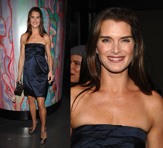 Actress Brooke Shields attends last night's screening of Trembled Blossom in