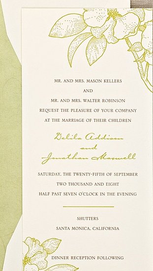  get your wedding invitations ordered Even if you aren't having a fancy 