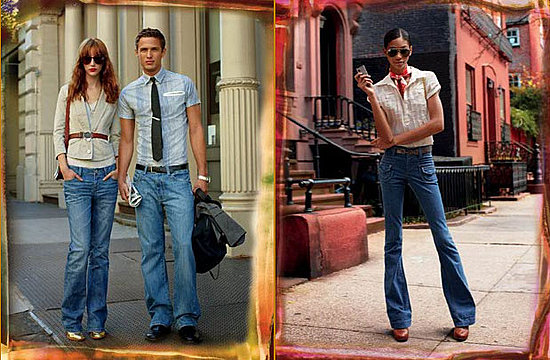 This style of ad is a departure for DKNY Jeans but completely relevant to