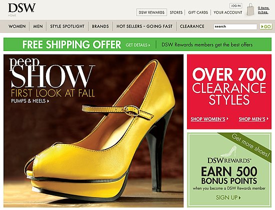 dsw outlet image search results