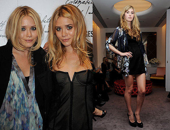 MaryKate and Ashley Olsen Attend Elizabeth and James Launch at Selfridges