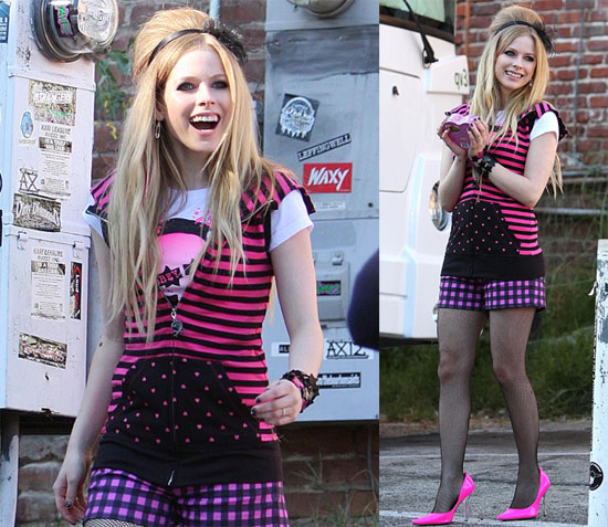 avril lavigne hair 2009. on with Avril Lavigne#39;s
