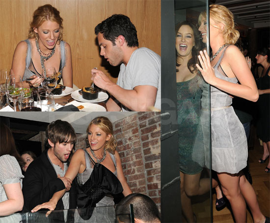 Blake Lively, Leighton Meester, Chace Crawford, Penn Bagdley Party in New 
