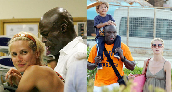 heidi klum and seal and family. At night, Seal and Heidi snuck