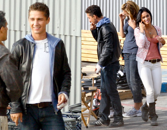 shia labeouf and megan fox together. back to normal for Shia,