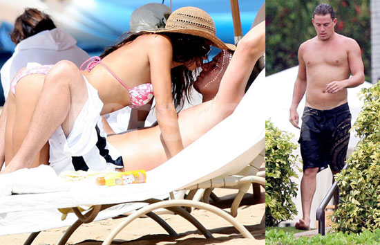 channing tatum and jenna dewan kissing. To see more of Channing and Jenna's beach bodies just 