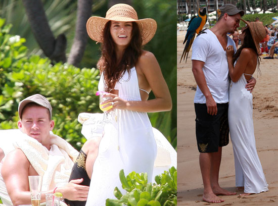 channing tatum and jenna dewan kissing. Photos of Newly-Engaged Channing Tatum and Jenna Dewan in Hawaii