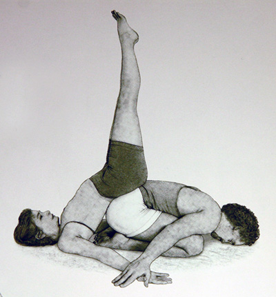I love partner yoga poses that
