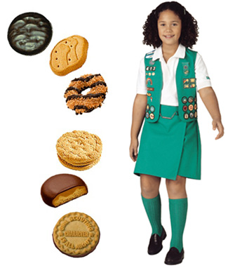 Daisies Girl Scouts. Girl Scout cookie sales.