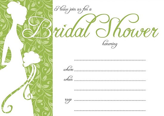 Everything is going green these dayseven bridal showers