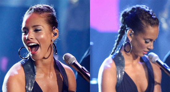 How-To: Alicia Keys's High-Performing Braid at the AMAs