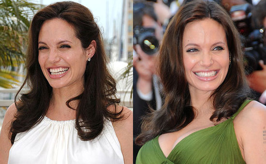 angelina jolie without makeup. Her makeup was more defined