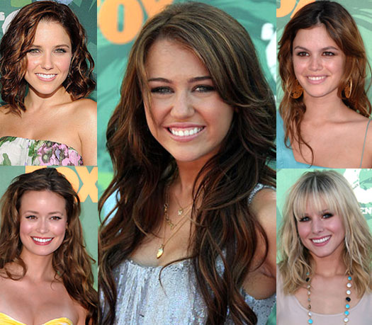 Teen hairstyle ideas are not so different from adult hair styles,
