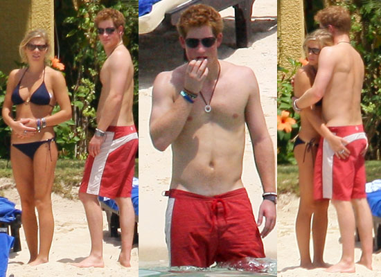 Photos Of Shirtless Prince Harry With Chelsy Davy In Bikini On Holiday