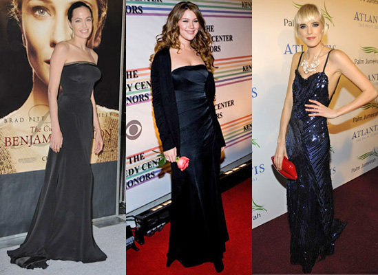 angelina jolie red carpet dresses. takes hold the red carpet