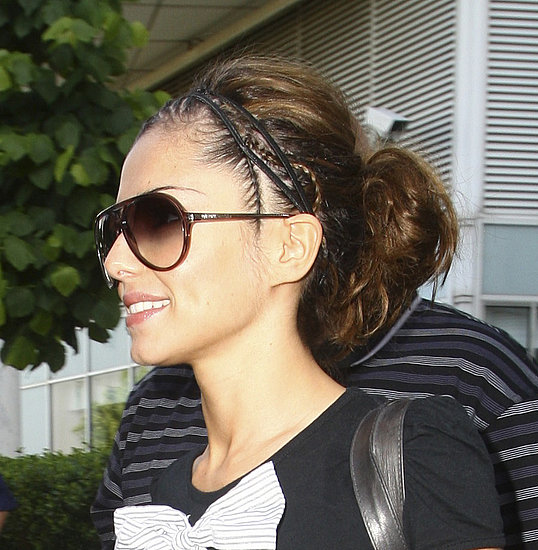 Cheryl Cole Hairstyle. A comfortable yet elegant updo is the ponytail.