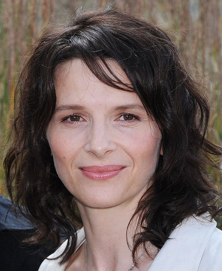 Actress Juliette Binoche was looking typically nonchalant yesterday