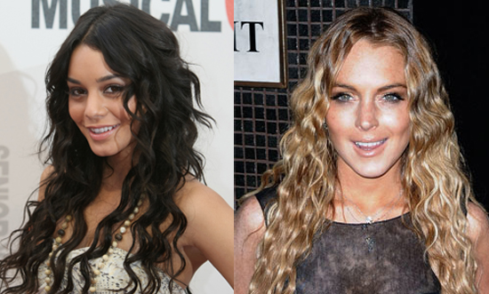 Photos of Madonna and Lindsay Lohan's New latest Hairstyle.