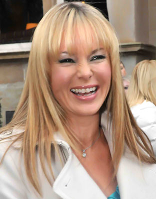  Talent panelist Amanda Holden was spotted in Glasgow with a brandnew 