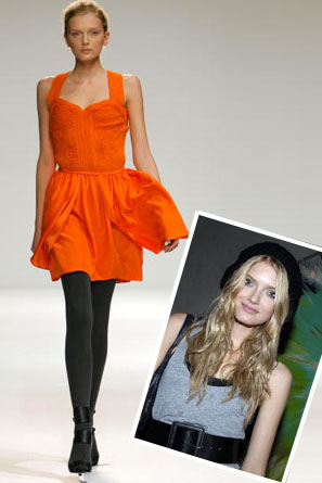 English supermodel Lily Donaldson, 21, from London, England, signed to IMG 