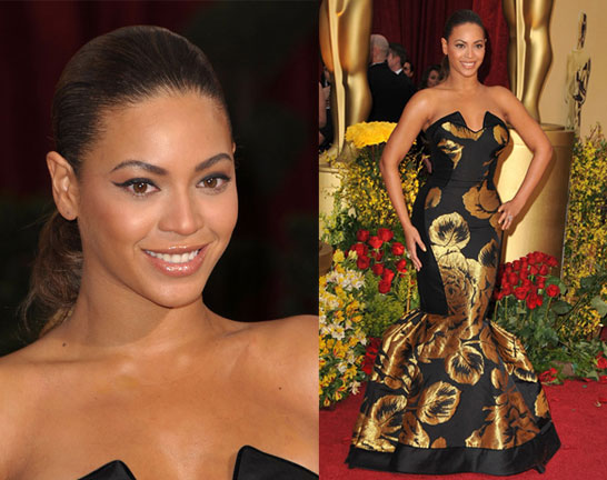 Leave it to Beyonce to bring some excitement to the red carpet tonight in