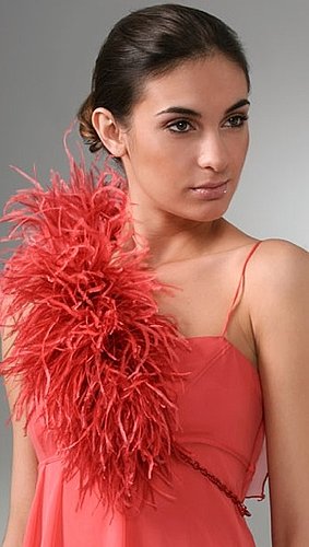 When I look at this Chris Benz Ostrich Feather Collar 275 I see glamour 