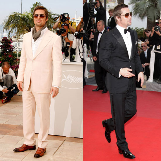 tom ford shoes. Brad Pitt in Tom Ford at the