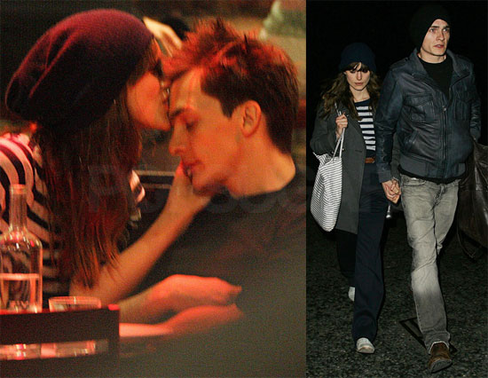 Photos of Keira Knightley Kissing Her Boyfriend Rupert Friend in London at 