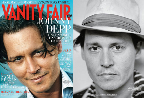 Johnny Depp Vanity Fair 2009. Johnny Depp Shares His Island