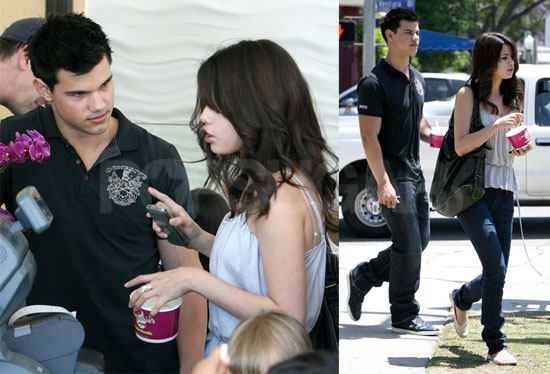 selena gomez and taylor lautner. Taylor#39;s had a full schedule