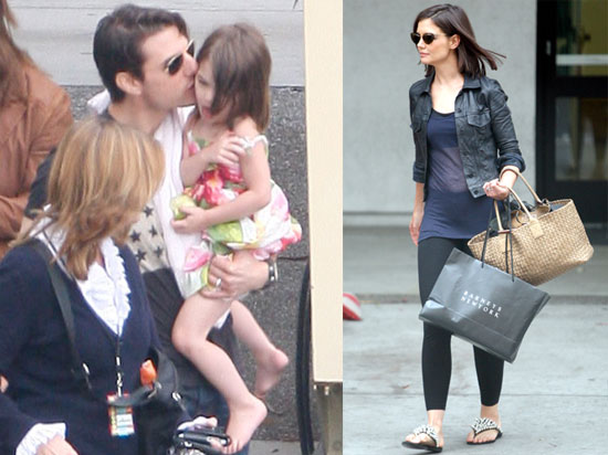 Photos of Tom Cruise, Katie Holmes, and Suri Cruise at the So You .