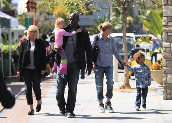 heidi klum and seal family. Heidi and Seal are thinking