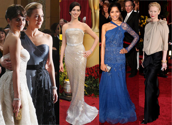  went for dramatic darker gowns, like Angelina Jolie, Vanessa Hudgens, 