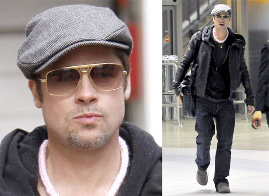 and Brad Pitt in at Claridge's when they were filming Ocean's Eleven.