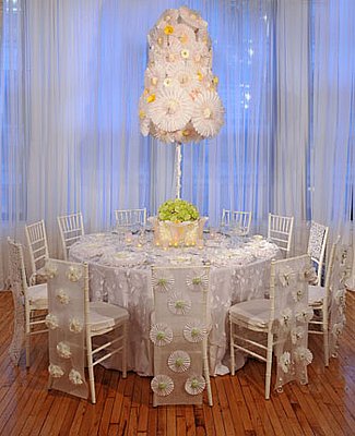 DIY Paper Wedding Table Settings