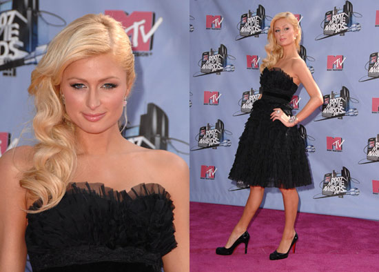 paris hilton hair. MTV Movie Awards: Paris Hilton