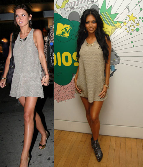 Audrina Patridge from The Hills and Nicole Scherzinger from the Pussycat 
