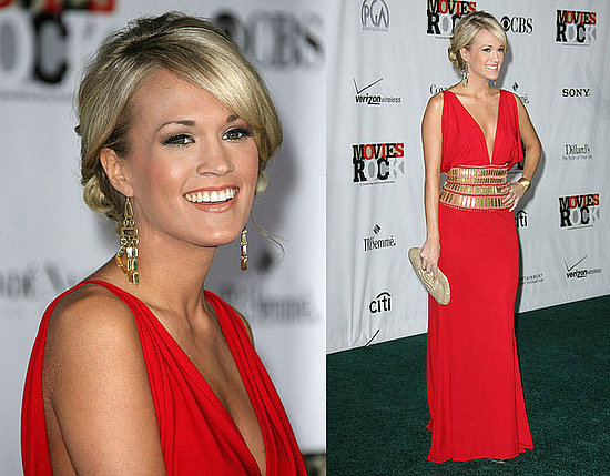 carrie underwood outfits. Celebrity Inspired Red Gowns