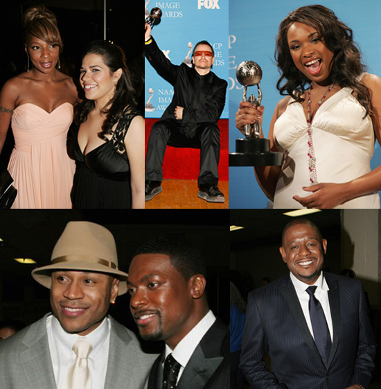  the stars gathered in Los Angeles for the 38th Annual NAACP Image Awards 