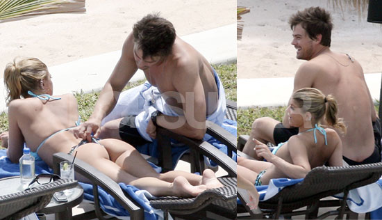 To see tons more pics of Fergie and Josh's romantic poolside shenanigans 
