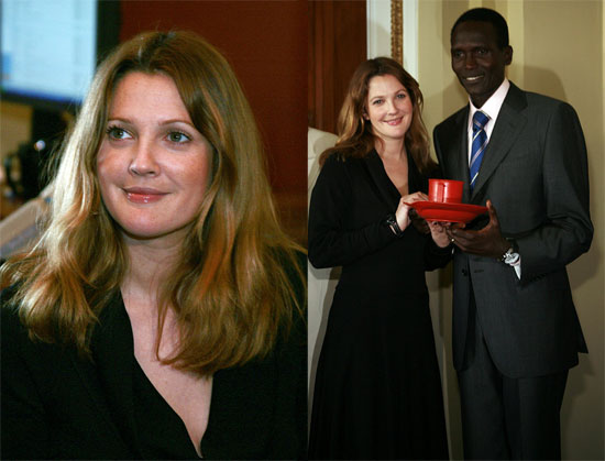Drew Barrymore becomes an ambassador against hunger on Capitol Hill