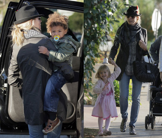 seal and heidi klum children pictures. Heidi Klum out shopping with