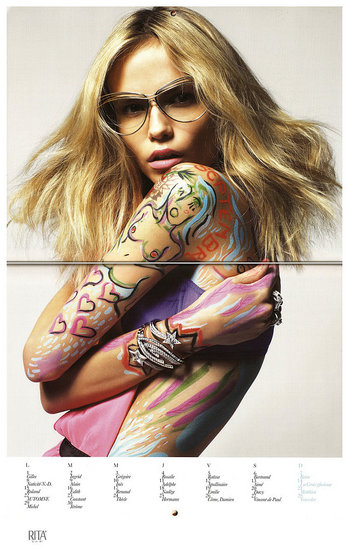 Make up body painting by Mario Sorrenti Tom P cheux