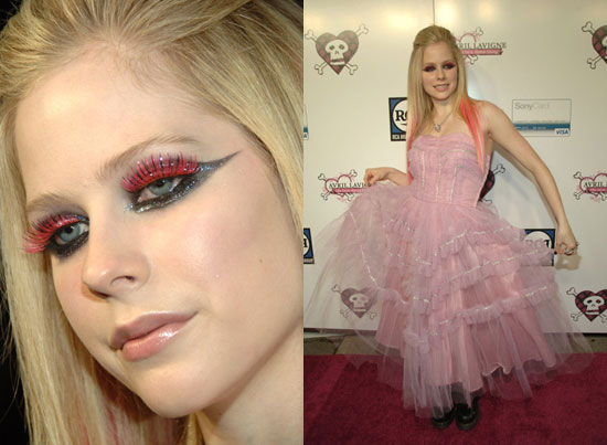 avril lavigne pink dress. of the Day: Avril Lavigne