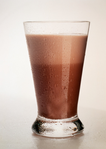 Chocolate Milk Glass