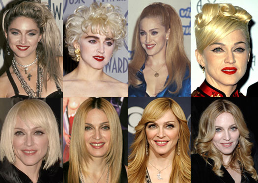 Which blonde ambition hairstyle of Madonna's